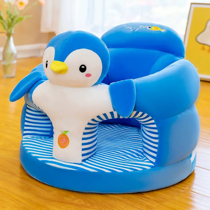 Cute Baby Sofa Support Seat Cover Plush Chair Learningto Sit Feeding Chair Comfo