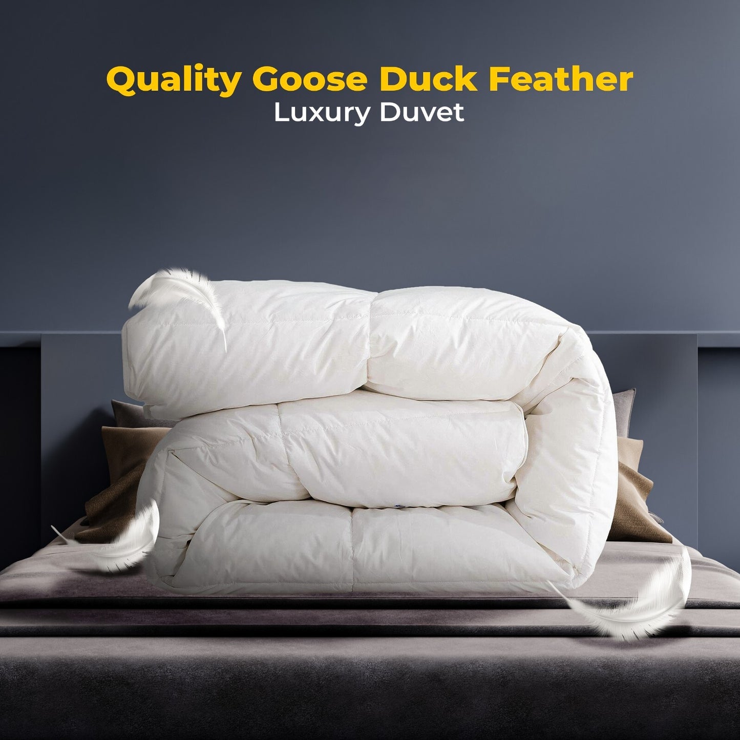Luxury Comfortable Hotel Quality Duck Feather Duvet Warm Bedding (Double Size)