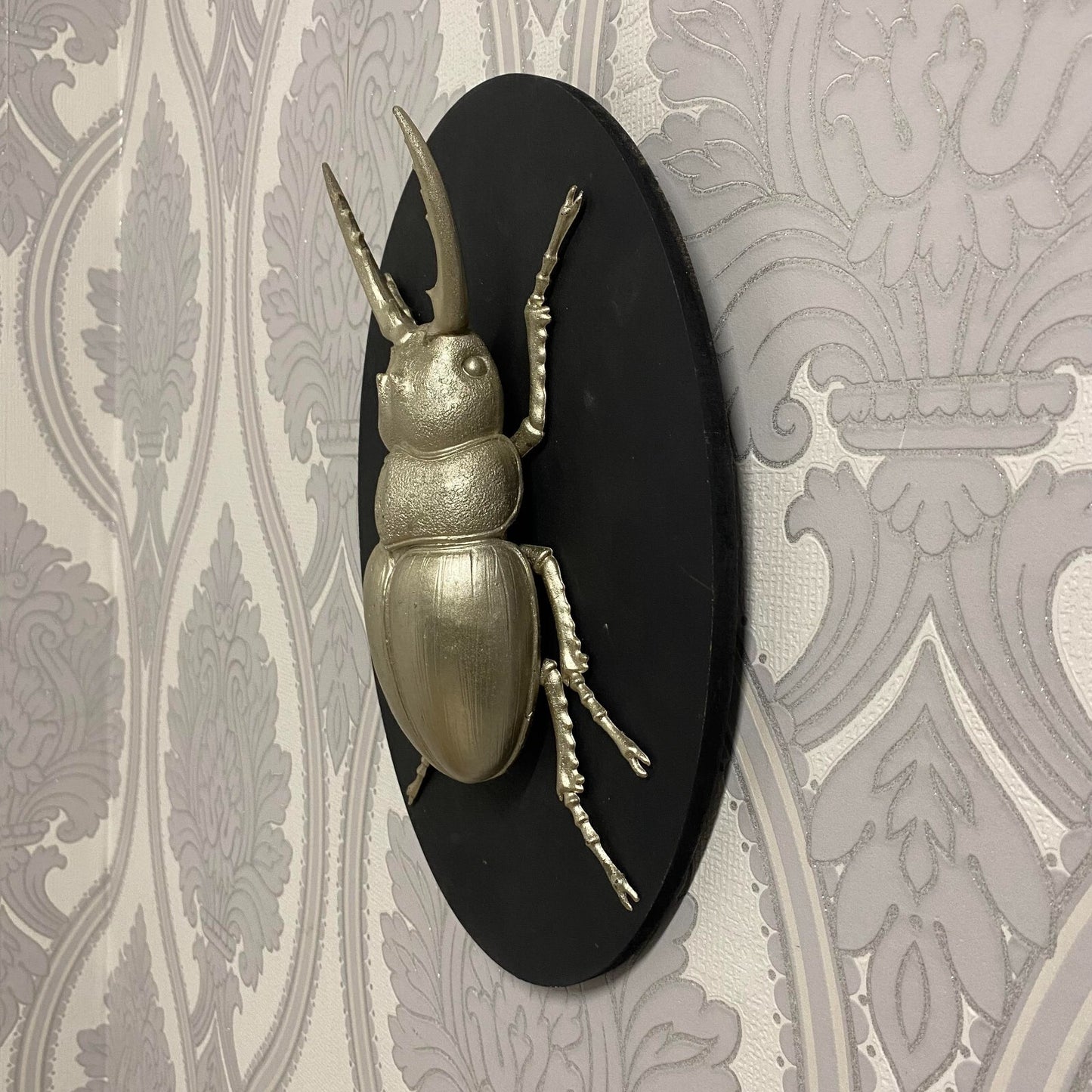 Insect Wall Decor Art on Wood Board, Nature-Inspire