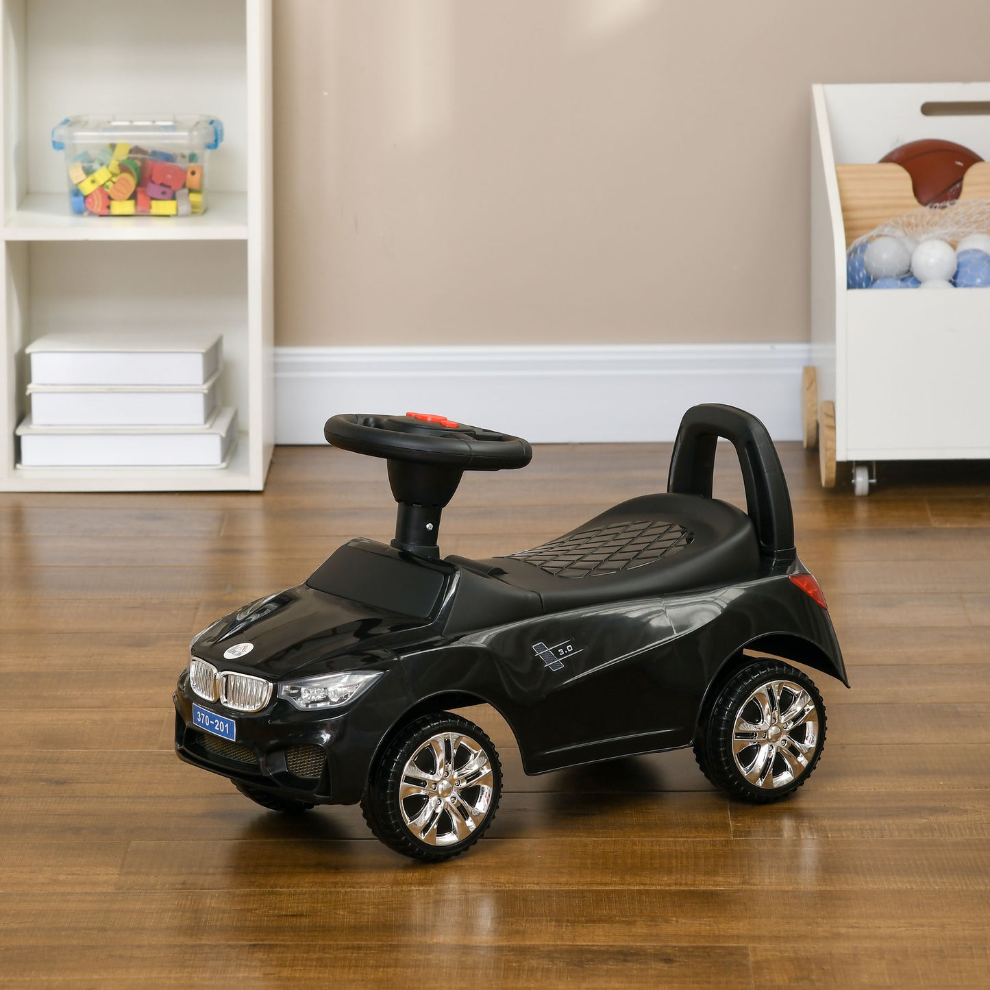 Ride on Sliding Car Baby Toddler Horn Music Working Lights Storage No Power