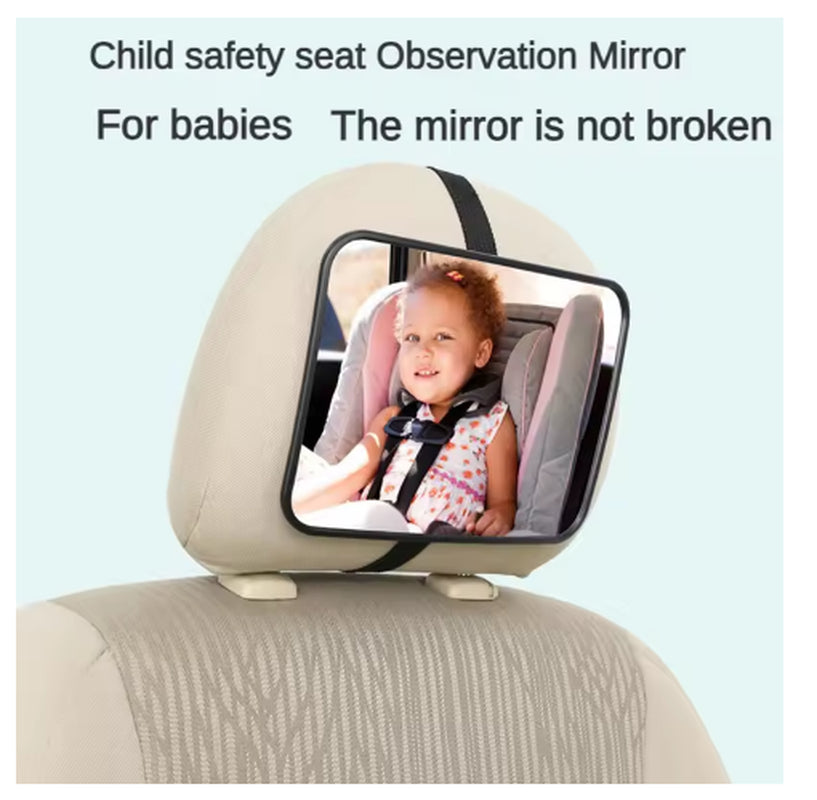 Baby Car Mirror for Back Seat Adjustable Detachable Wide View Child Safety