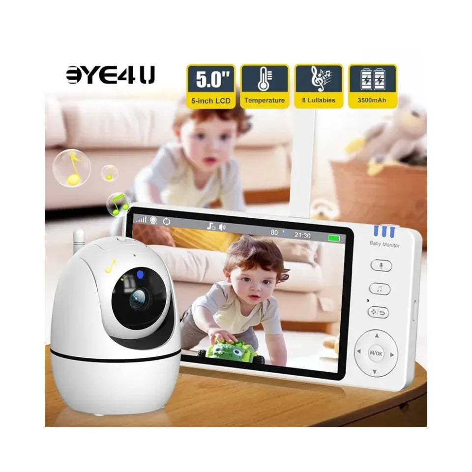 Baby Monitor – 5" Screen, Two-Way Talk