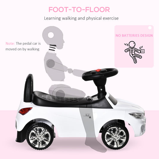 Ride on Sliding Car Baby Toddler Horn Music Working Lights Storage No Power