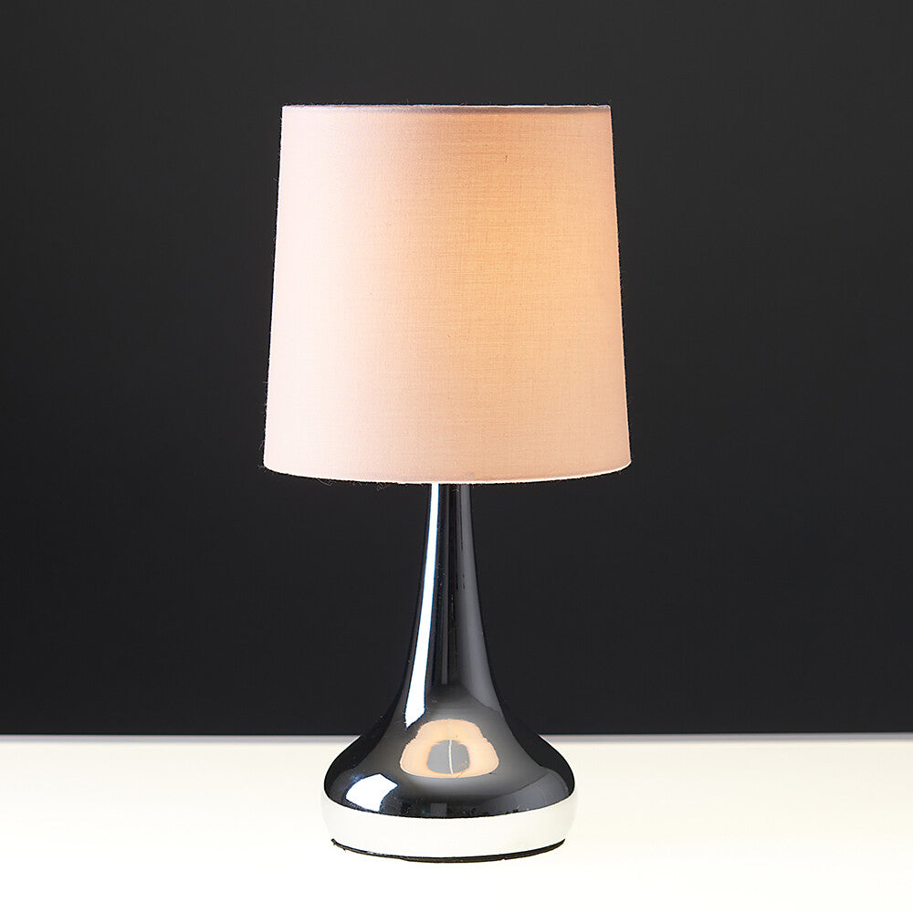2 X Touch Table Lamps 34Cm Dimmer Bedside Lights Living Room Reading Small Lamp