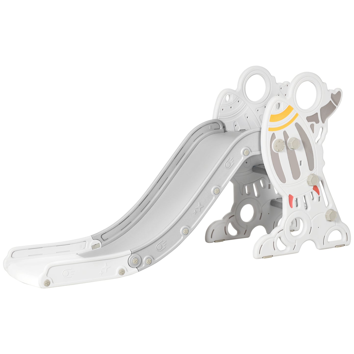 Kids Slide Indoor Freestanding Baby Slide Space Theme for Ages 1.5-3 Years