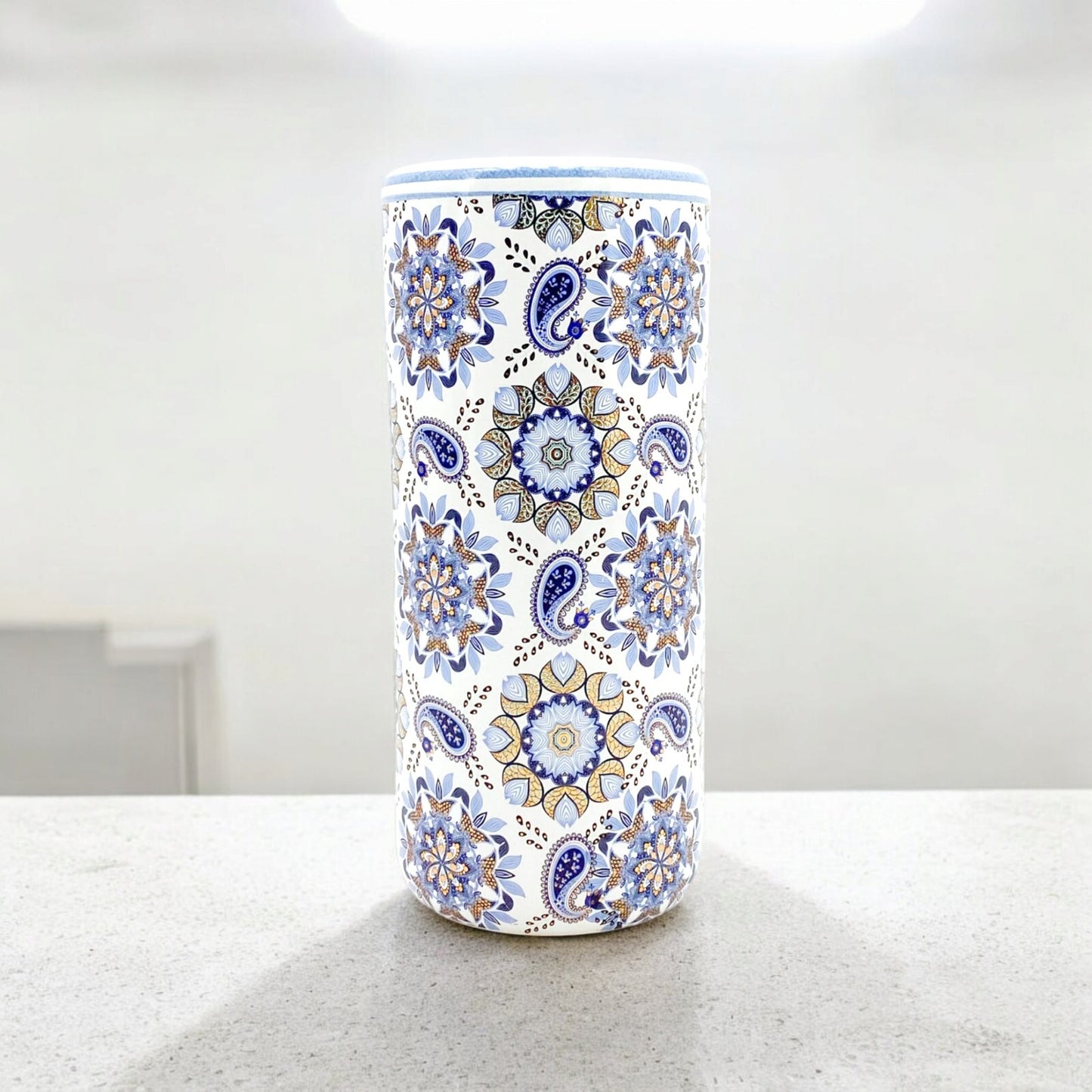 Classic Ceramic Multicolour Umbrella round Stand Perfect for Office, Home Decor