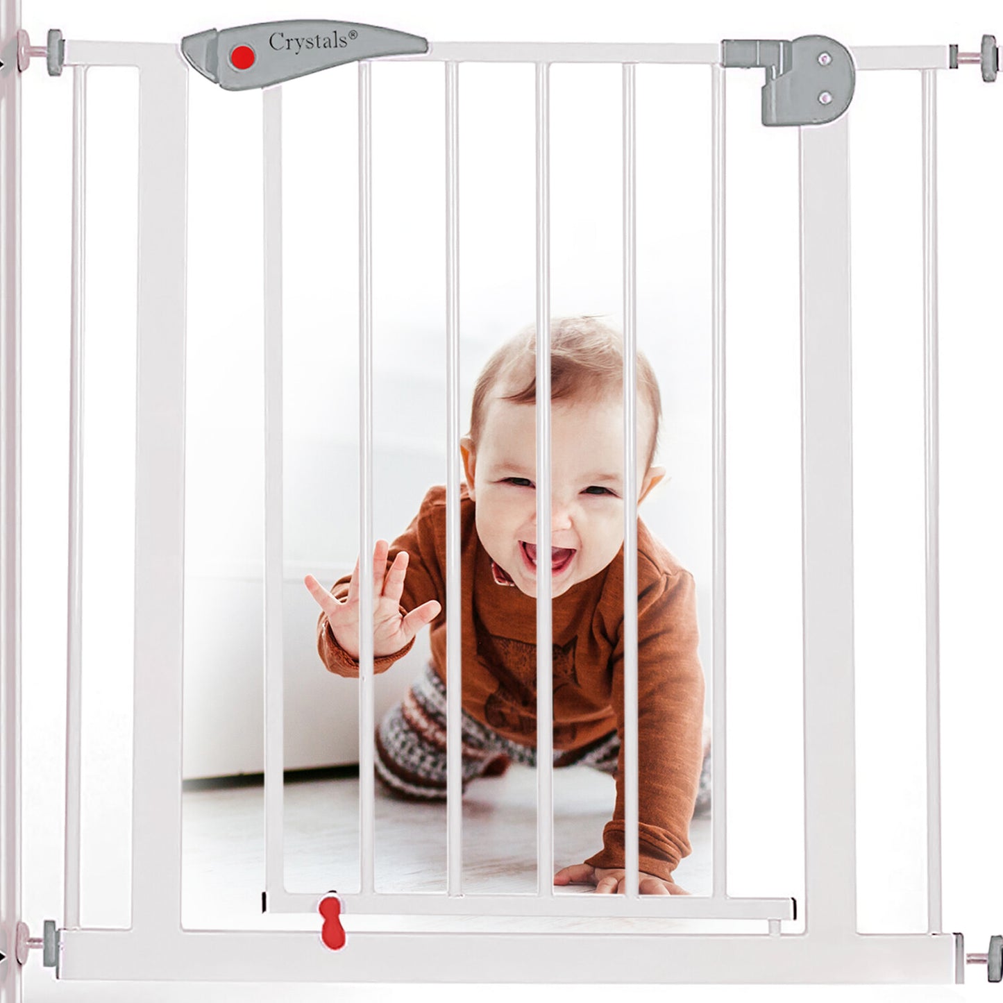 Baby Safety Gate Pet Dog Barrier Stair Home Doorway Safe Secure Guard 70X76Cm