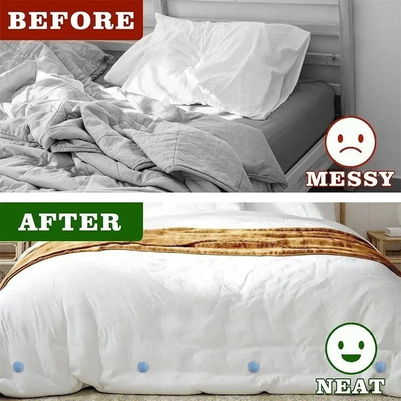 6X Duvet Cover Holding Clip Duvet Clips Set Keeps Comforter from Shifting UK