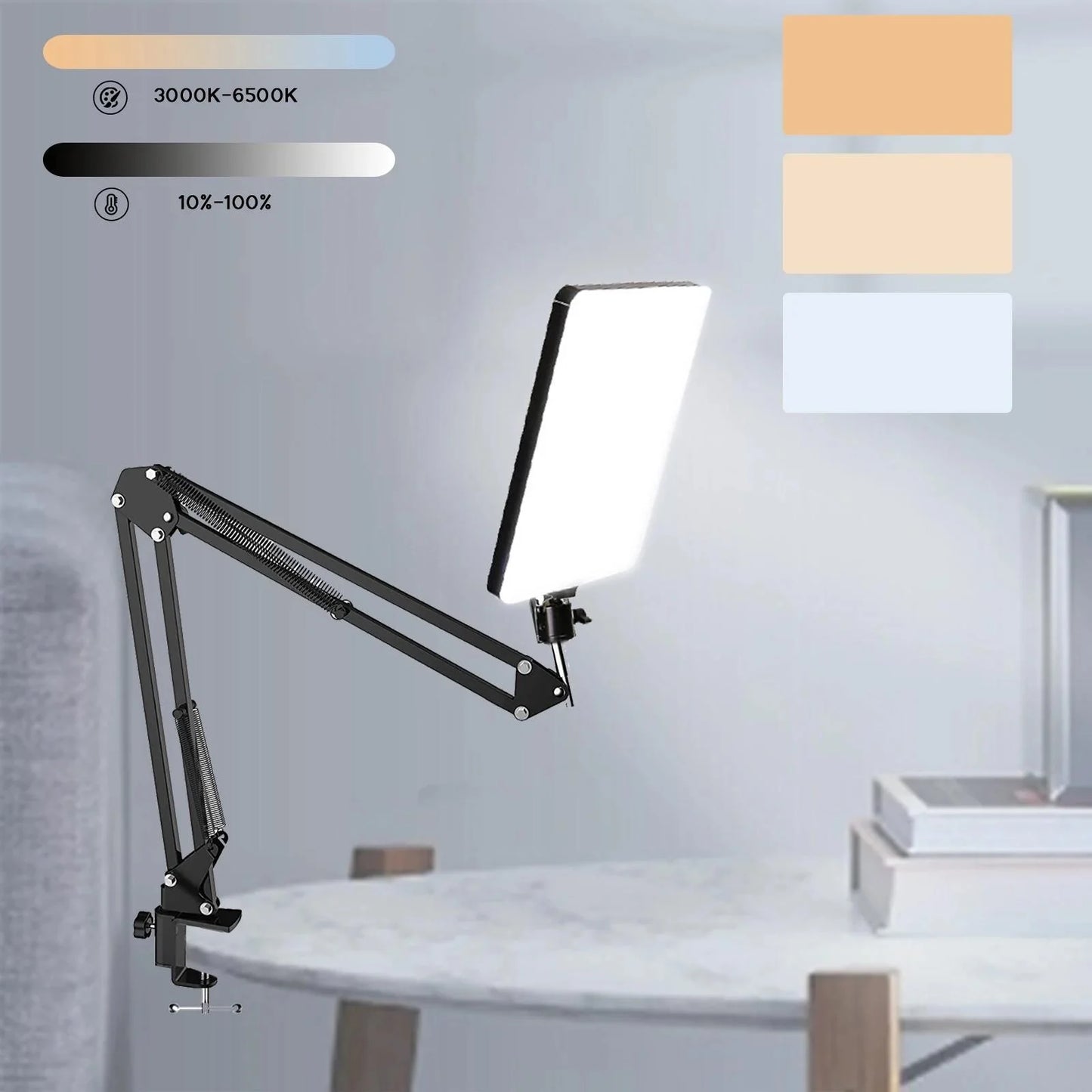 LED Photography Light – Adjustable Arm Stand