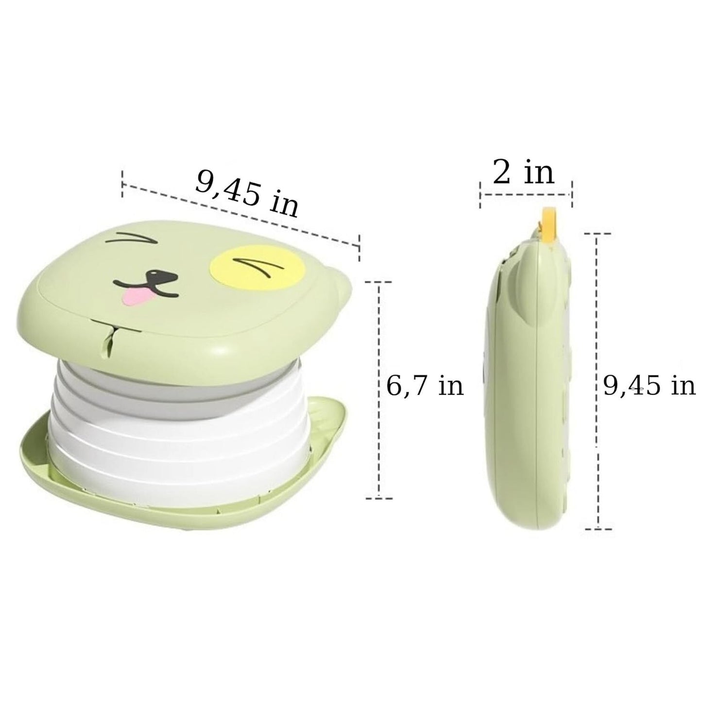 Travel Potty for Toddler Portable Foldable Potty Training Toilet for Boys Girls
