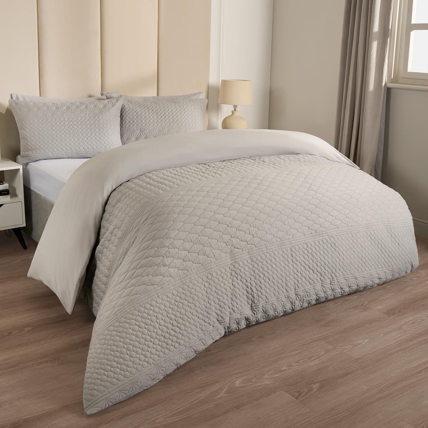 Geo Pinsonic Duvet Cover Set Quilt Bedding Set with Pillowcases Double King Size