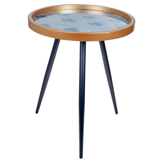 Round Side Coffee Table Set of 2 Metal Home Furniture Living Room Portable Decor