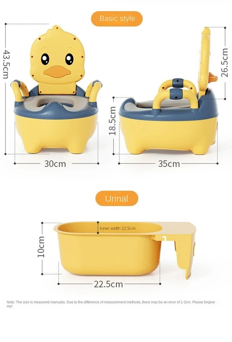 Baby Duck Toilet Boys Girls Potty Training Seat Child Ergonomic Chair Comfy UK