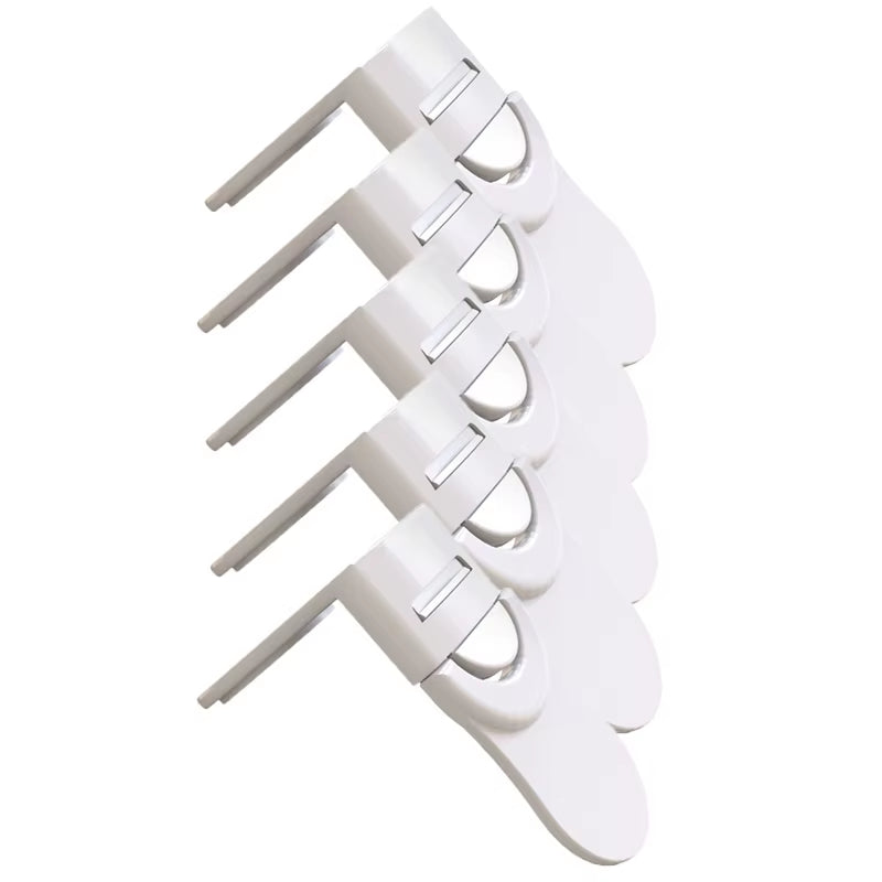 Child Safety Lock for Cabinets Drawers Anti-Pinch Protector White UK