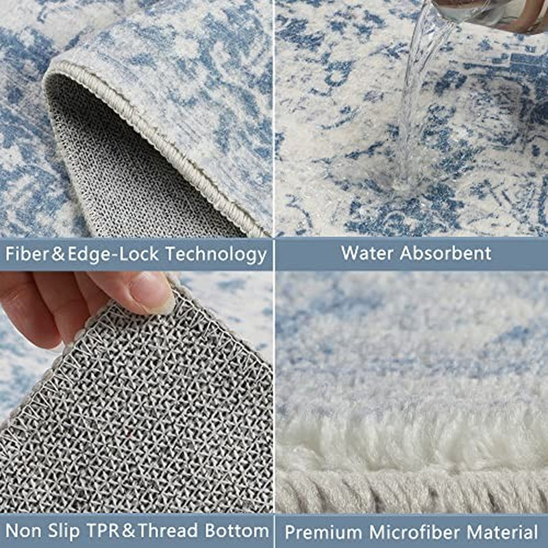 Hallway Runner Non Slip Runner Rugs for Hallway 65X220Cm Long Washable