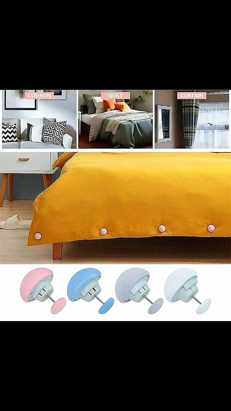 6X Duvet Cover Holding Clip Duvet Clips Set Keeps Comforter from Shifting UK
