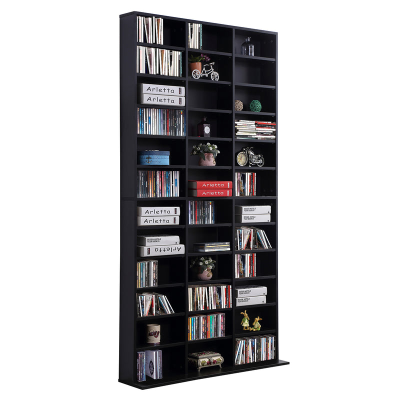 Wooden Shelves Bookcase Display Shelving Unit Adjustable - Cints and Home