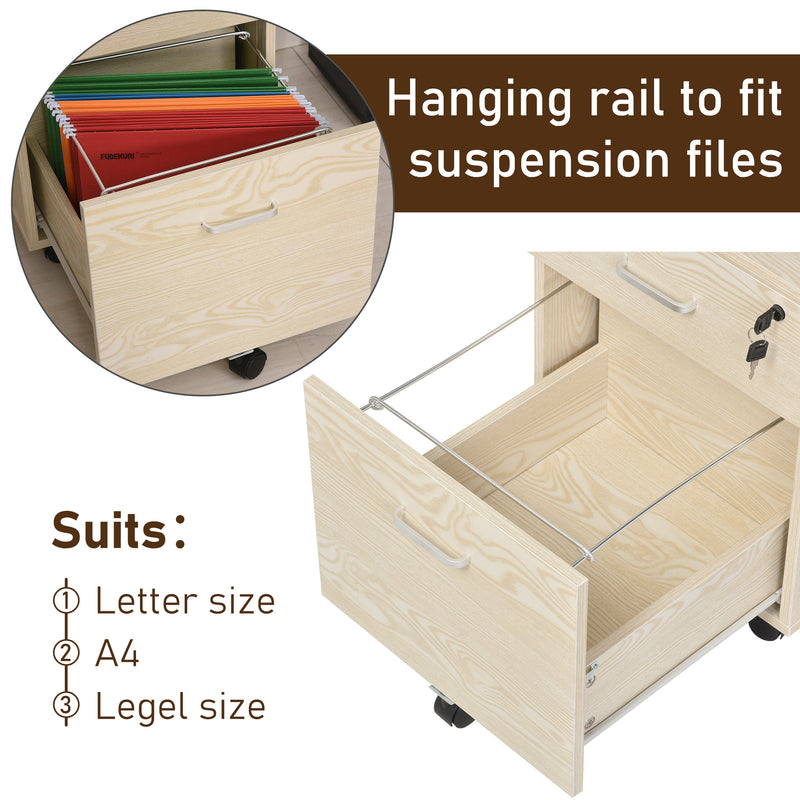Office Filing Cabinet with Wheels Rolling - Cints and Home