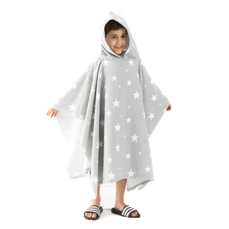 Star Kids Hooded Poncho Towel Childrens Beach