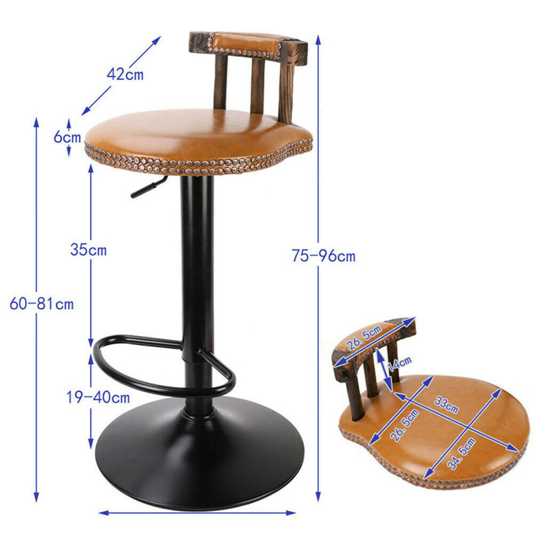 2pcs Leather Bar Stool - Cints and Home