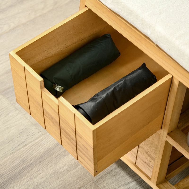 Storage Shoe with Cushioned Bench - Cints and Home