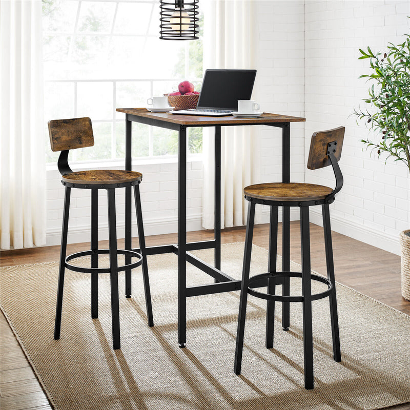Set of 2 Tall Bar Stools, - Cints and Home