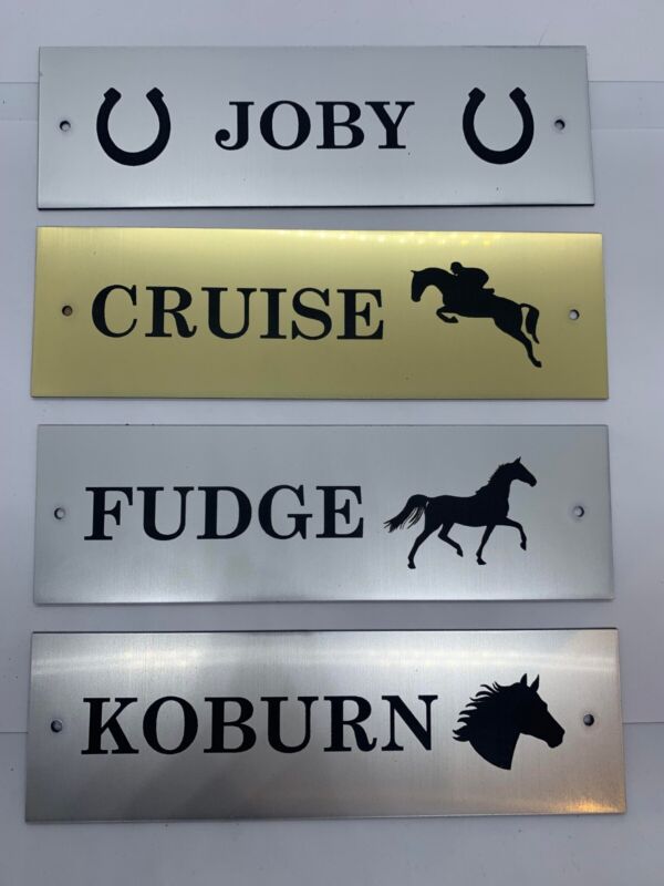 Personalised Acrylic Pony/Horse Stable Name Plate - Cints and Home