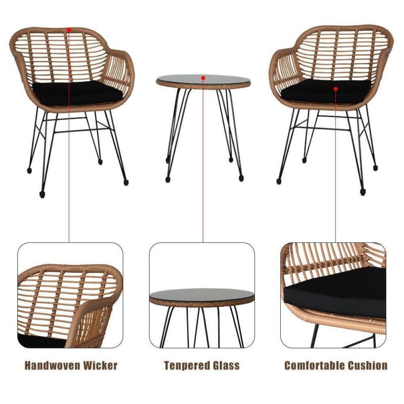 Patio Wicker Furniture Outdoor Rattan Chair Garden
