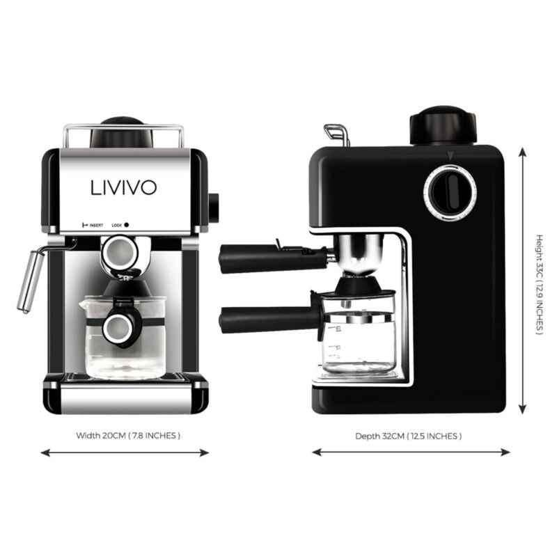 Coffee Machine Espresso Cappuccino Latte Maker