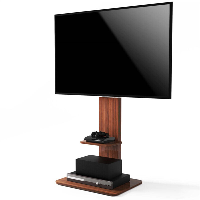 Industrial TV Floor Stand 32-65inch LCD LED Height Adjustable with Shelves - Cints and Home