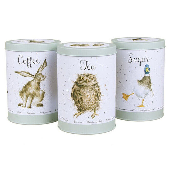 Tea, Coffee and Sugar Cannisters - Animal Designs