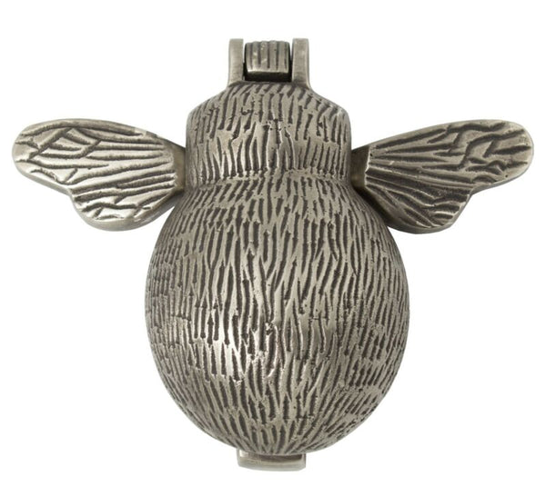 Solid Brass Bumble Bee Door Knocker In A Pewter Finish - Cints and Home