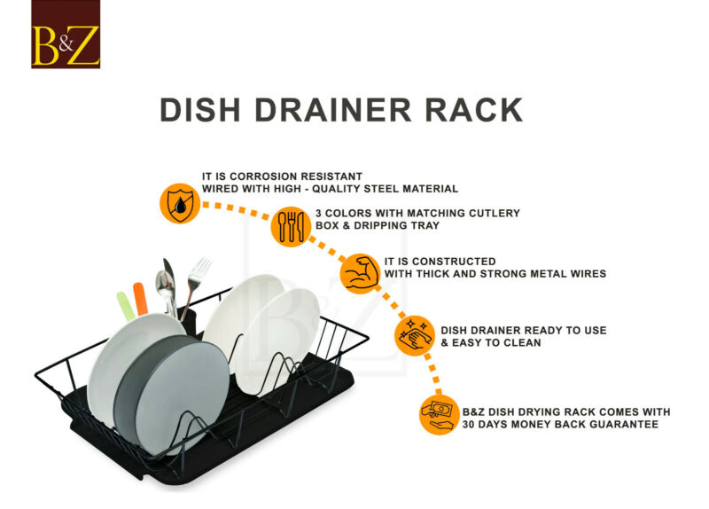 Large Dish Drainer Rack