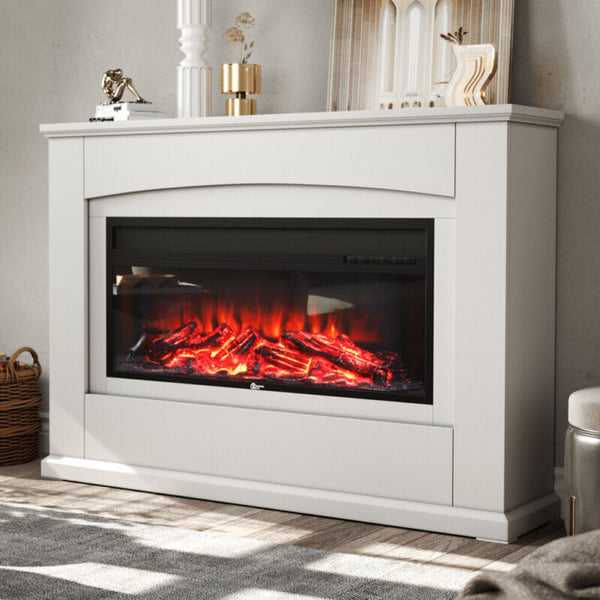 Large Heater Electric Standing Inserted Fire Place - Cints and Home