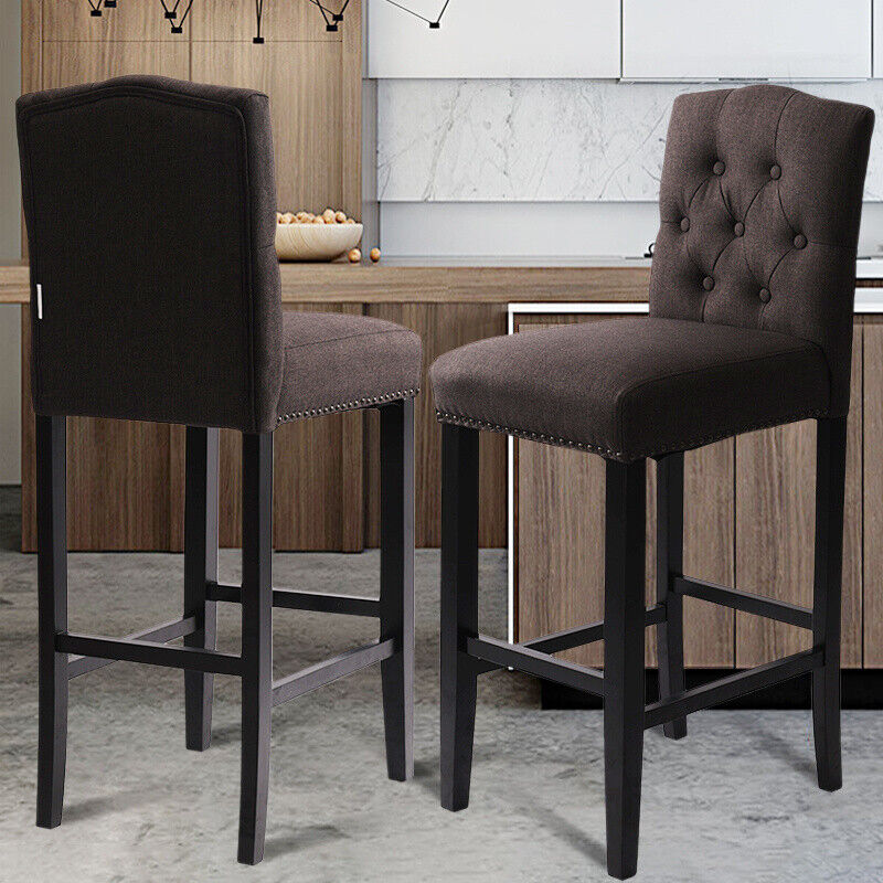 2X Kitchen Counter Height Bar Stools Dining
