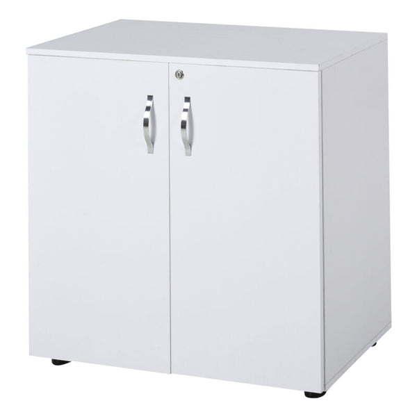 2-Tier Locking Office Storage Cabinet - Cints and Home