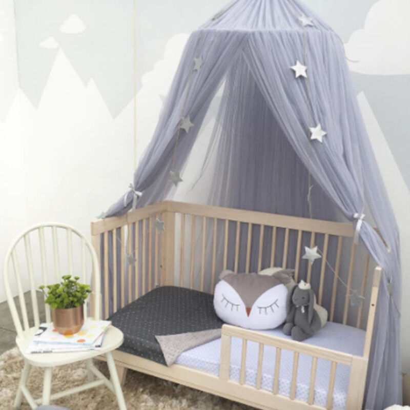 Kids Girls Bed Canopy Mosquito Net Tulle Yarn - Cints and Home