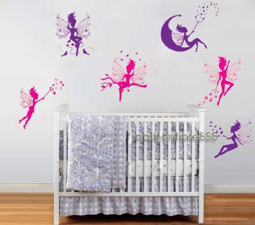 Girls Wall Stickers - 6 Magic Fairy - Cints and Home