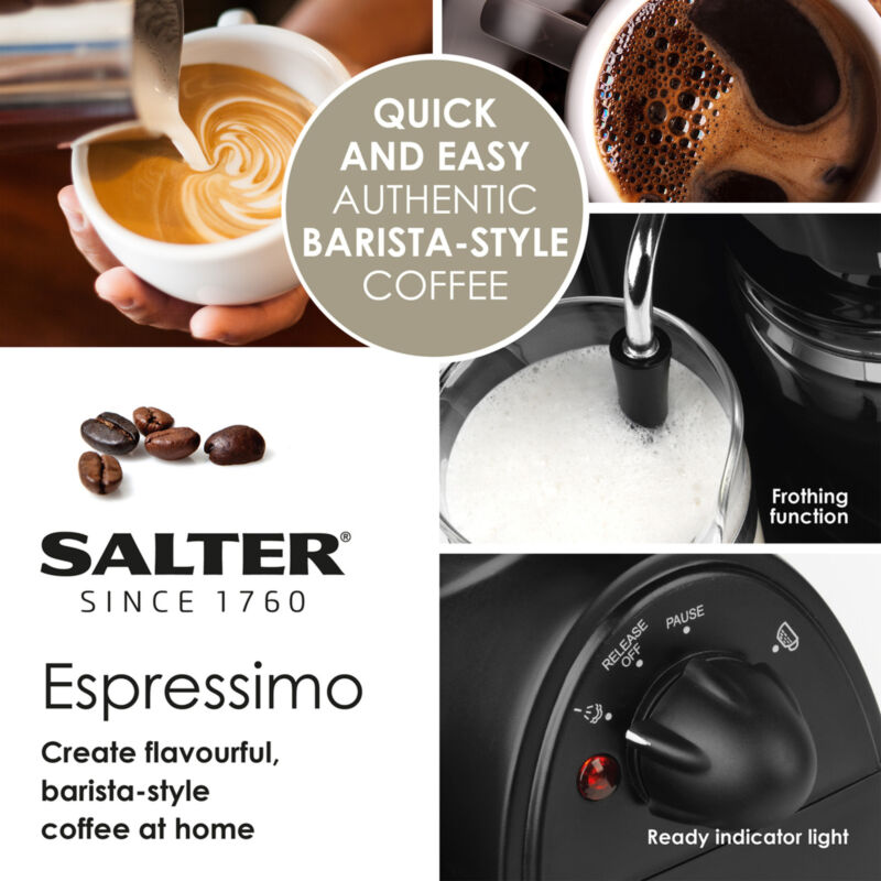Coffee Machine Espressimo Barista Style 5 Bar