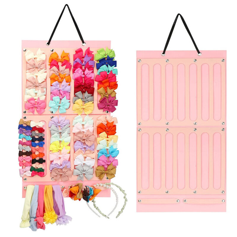Girls Hairband Bow Holder Hanger Hair Clips Storage Organizer - Cints and Home