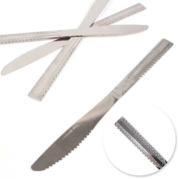 4x Stainless Steel Knives Set Cutlery Utensils