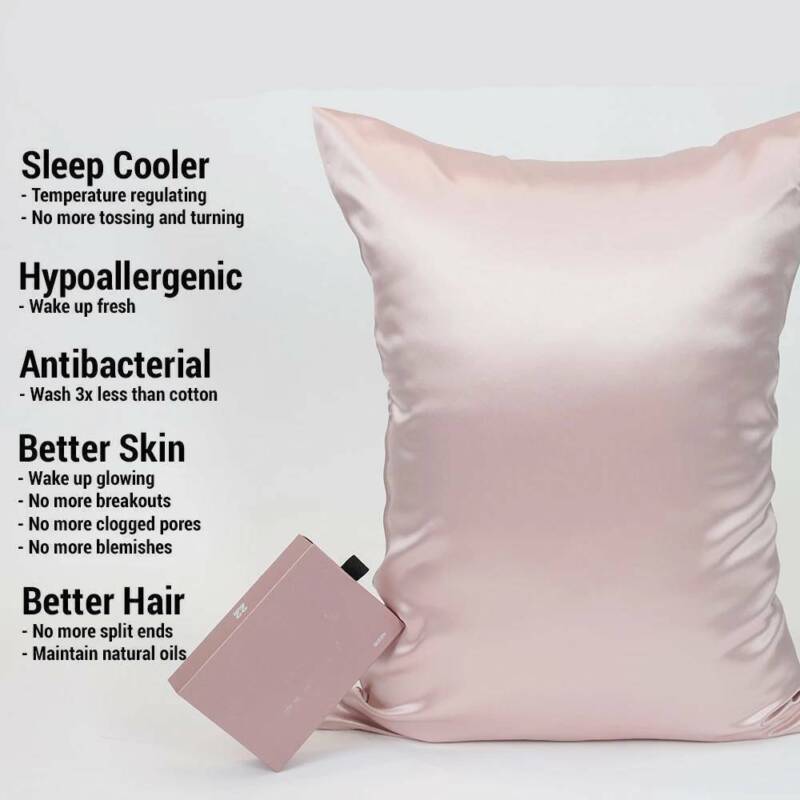 Soft Silk Feel Pillowcase Satin Pillow cases