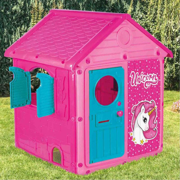 My First Unicorn Playhouse Pink Outdoor Indoor - Cints and Home