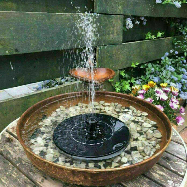 Solar Fountain Floating Pump Water Feature Garden Pool