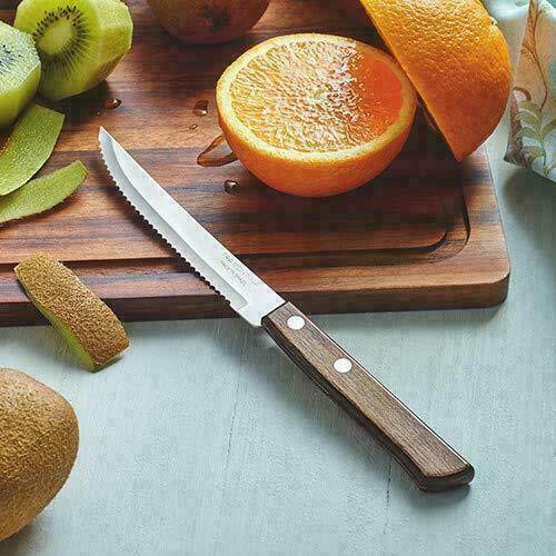 Tramontina 5" Set Of 6 Steak Knives Stainless