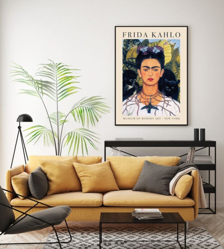 Frida Kahlo Exhibition Print, Frida Kahlo Poster - Cints and Home