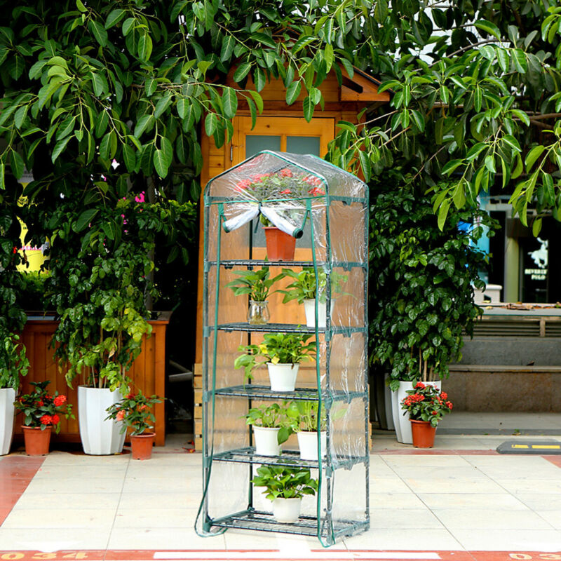 5 Tier Mini Greenhouse Outdoor Garden Plants Grow