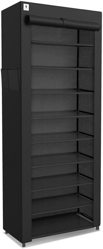 27 PAIRS 10 TIER DUSTPROOF SHOES CABINET STORAGE - Cints and Home