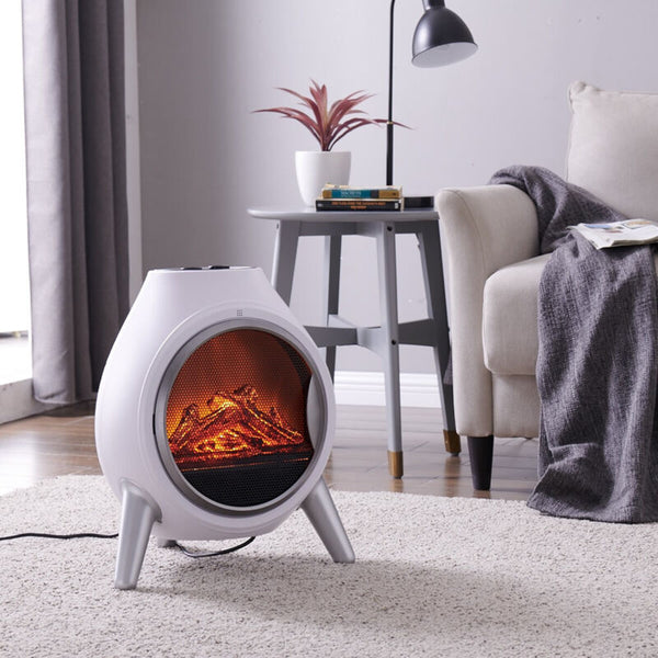Electric Heater Stove Log Burner Fan Heat Fireplace - Cints and Home
