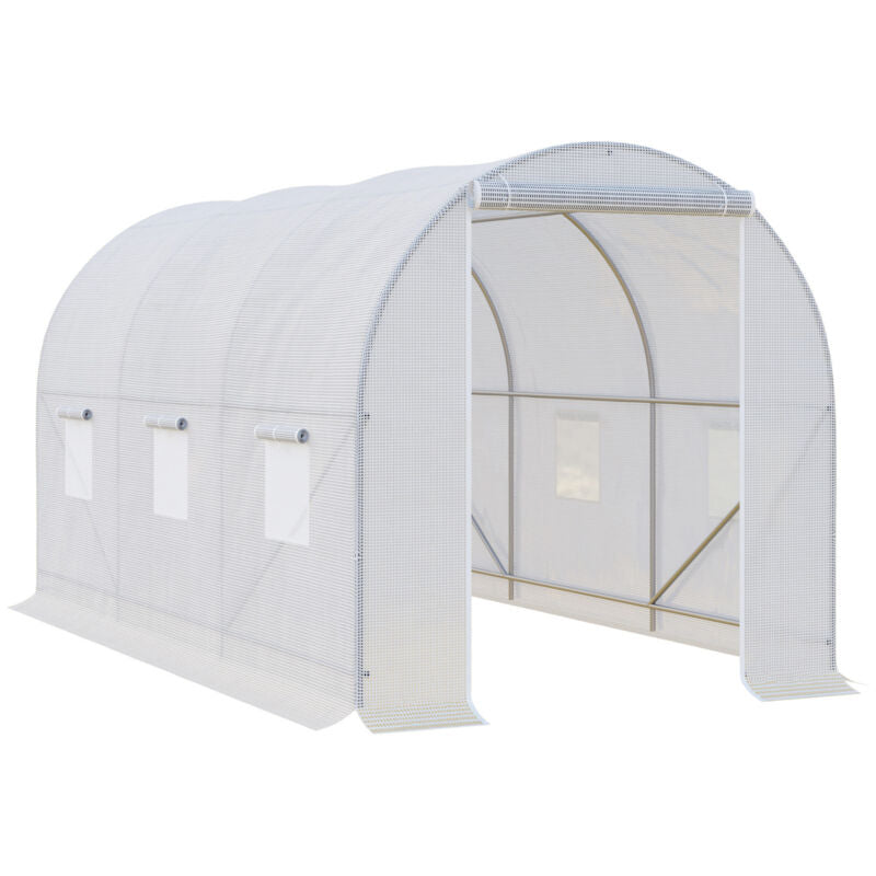 Large Walk-in Greenhouse Poly Tunnel Galvanised